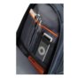 Samsonite Plecak na notebooka 88U-08-006 17,3" Szary, z pomarańczowymi akcentami z metalowym logo Samsonite