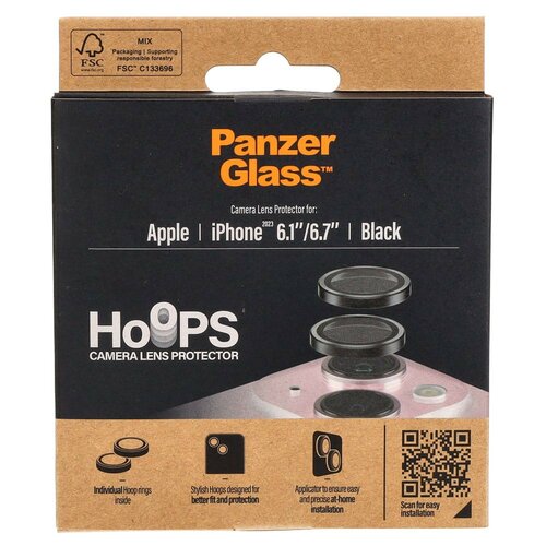 Szkło hartowane PanzerGlass Hoops Camera Lens Protector iPhone 15 / iPhone 15 Plus