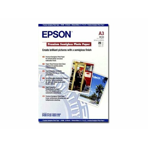 Papier fotograficzny Epson C13S041334 A3 20 arkuszy