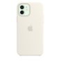 Etui iPhone 12/12 Pro Silikonowe z funkcją MagSafe - biały