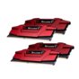 G.SKILL DDR4 64GB (4x16GB) RipjawsV 2400MHz CL15-15-15 XMP2 Red