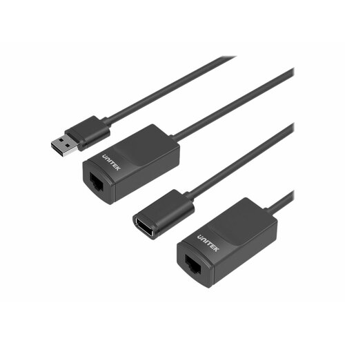 Unitek Przedłużacz USB po skrętce 60m, Y-UE01001
