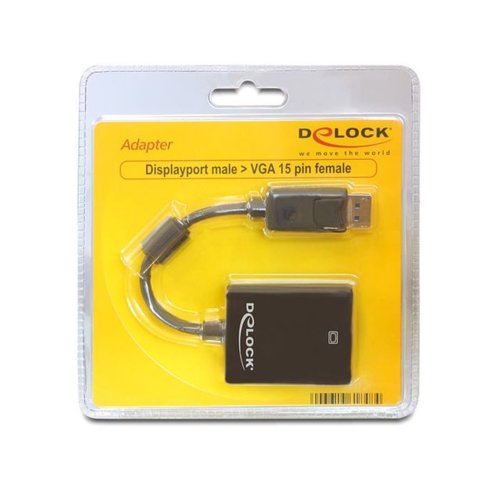 Adapter mini Displayport -> VGA na kablu Delock