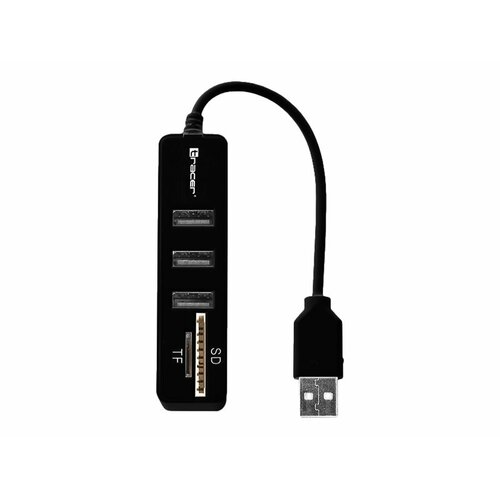Czytnik kart TRACER All-In-One + HUB USB CH4
