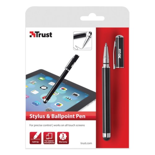 Trust Stylus & Ballpoint Pen czarny