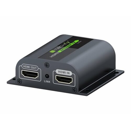 Extender HDMI Techly po skrętce Cat. 6/6a/7, do 60m, Full HD z IR, czarny 