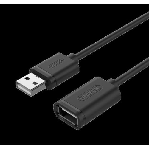 Kabel Unitek przedłużacz USB 2.0 AM-AF 1,5M; Y-C449GBK