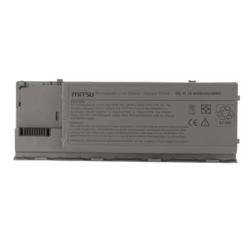 Bateria Mitsu do Dell Latitude D620 4400 mAh (49 Wh) 10.8 - 11.1 Volt
