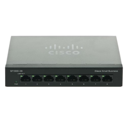 Cisco SB SF100D-08 switch L2 8x10/00 Desktop NO FAN