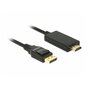 Kabel adapter Delock DisplayPort v1.2A - HDMI M/M 5M 4K czarny