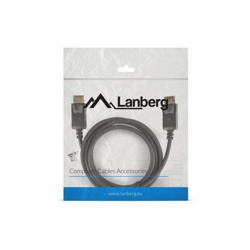 LANBERG Kabel DisplayPort M/M 4K 1.8M czarny