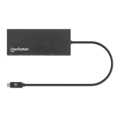HUB Manhattan USB-C Adapter HDMI, USB-A, RJ45