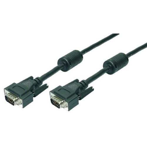 LogiLink Kabel danych m/m VGA 2x Ferryt, 15m