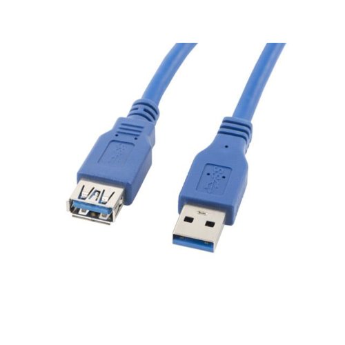 LANBERG Przedłużacz kabla USB 3.0 AM-AF niebieski 3M