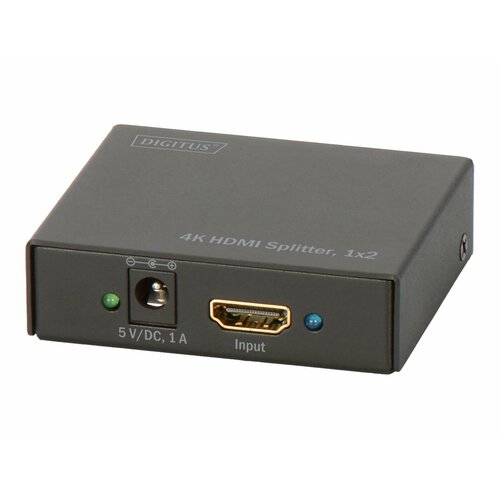 Digitus Rozdzielacz/Splitter HDMI 4K UHD 3D, 2-portowy