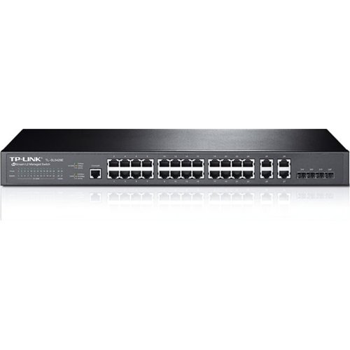 Switch zarządzalny TP-Link T2500-28TC (TL-SL5428E) JetStream L2 24x10/100Mbps + 4xGB