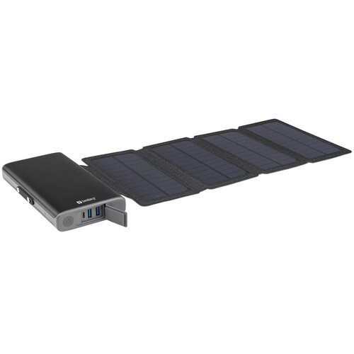 Powerbank Sandberg Solar 4-panel 25000 czarny