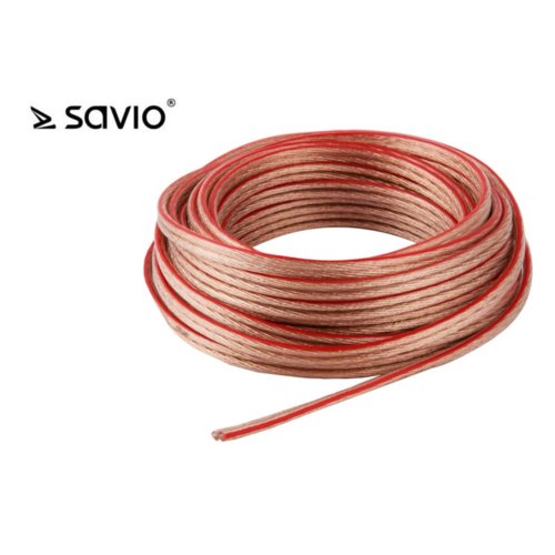 Przewód głośnikowy SAVIO CLS-04 20m 2x2.00mm2, OFC