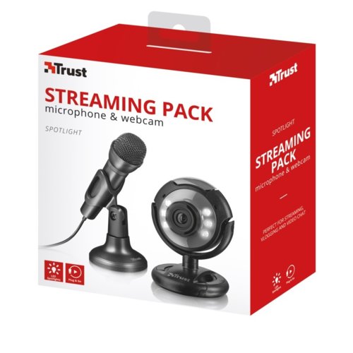 Trust Spotlight Streamig pack (kamera i mikrofon)