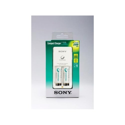 Sony Ładowarka Audio Compact 2sloty+2xAA 2500mAh