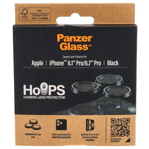 Szkło hartowane PanzerGlass Hoops Camera Lens Protector iPhone 15 Pro/iPhone 15 Pro Max