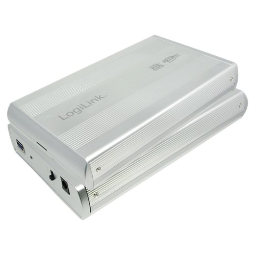 LogiLink Obudowa do HDD 3,5' SATA, USB 3.0, srebrna