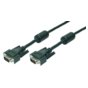LogiLink Kabel danych m/m VGA 2x Ferryt, 15m