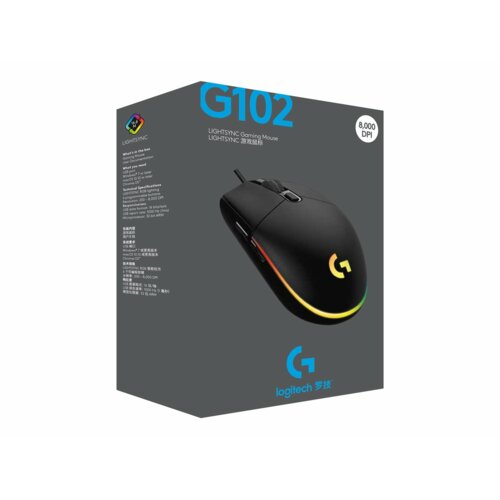 Mysz komputerowa Logitech G102 Czarny