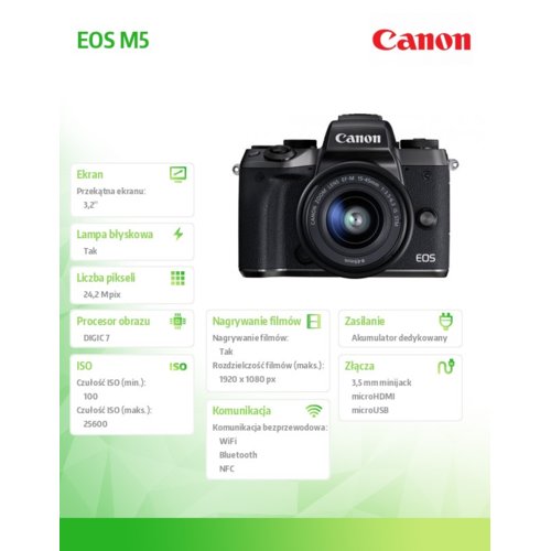 Canon EOS M5 15-45S 1279C012AA