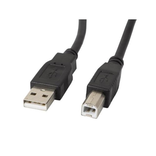 LANBERG Kabel USB 2.0 AM-BM 1.8M Ferryt czarny