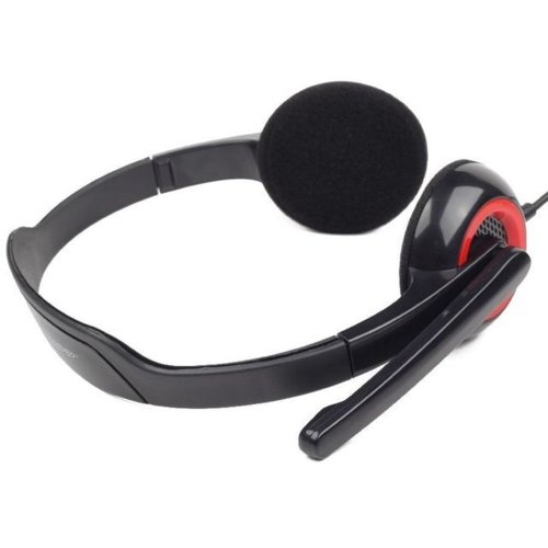 Słuchawki Gembird MHS-002 z mikrofonem czarne