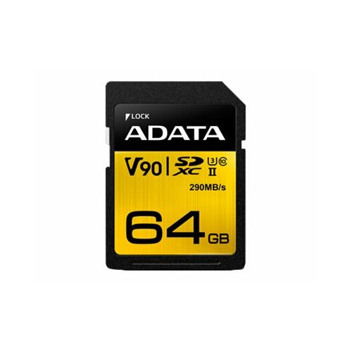 Adata SD Premier ONE 64GB UHS 2/U3/CL10 290/260MB/s