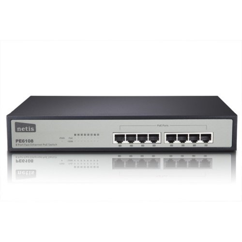 NETIS Switch POE 19'' 8-port 100MB (8 porty POE)