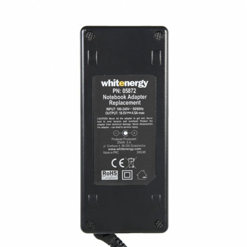 Whitenergy Zasilacz Power Supply/ 18.5V 4.5A plug 4.8x1.7 mm