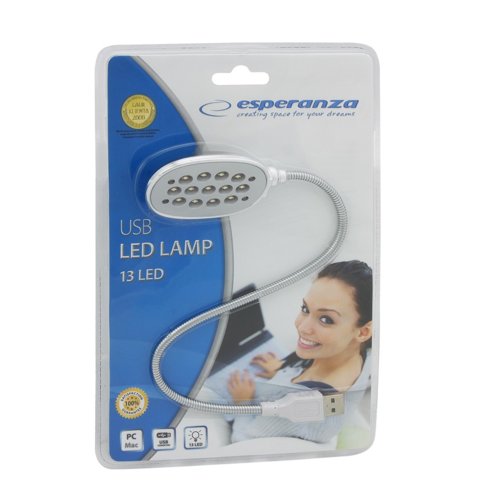Lampka USB do notebooka Esperanza 13 LED EA120
