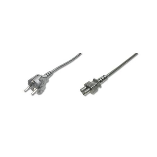 ASSMANN Kabel połączeniowy zasilający Typ Schuko prosty/IEC C5, M/Ż      czarny 0,75m