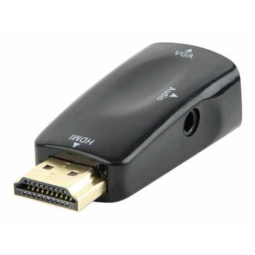 Gembird Adapter HDMI -> VGA czarny/blister