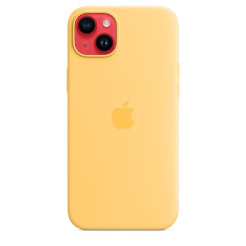 Etui silikonowe Apple MagSafe żółty na iPhone 14 Plus