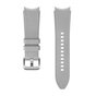 Pasek skórzany Samsung Hybrid Leather do Galaxy Watch4 20mm S/M Srebrny
