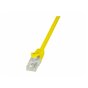 Patchcord LogiLink CP1017U CAT5e U/UTP 0,25m, żółty