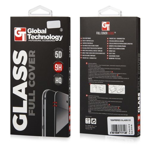 Global Technology TEMPERED GLASS 5D Iphone 7/8 Plus czarny