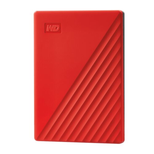 Dysk zewnętrzny WD My Passport 2TB HDD czerwony