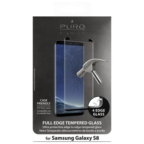 PURO Full Edge szkło ochronne hartowane Galaxy S8