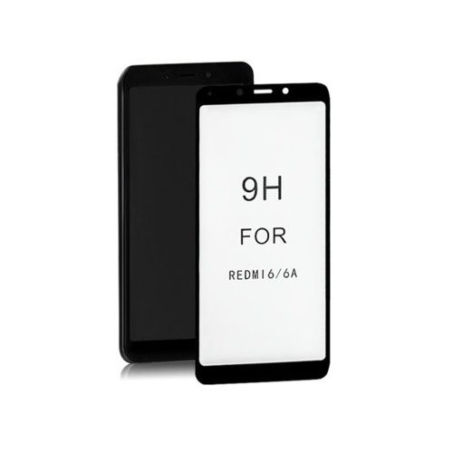 Szkło ochronne hartowane PREMIUM Qoltec do Xiaomi Redmi 6A | 6D | Czarne