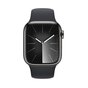 Smartwatch Apple Watch Series 9 GPS + Cellular stal nierdzewna mocny grafit 45 mm + opaska sportowa S/M północ