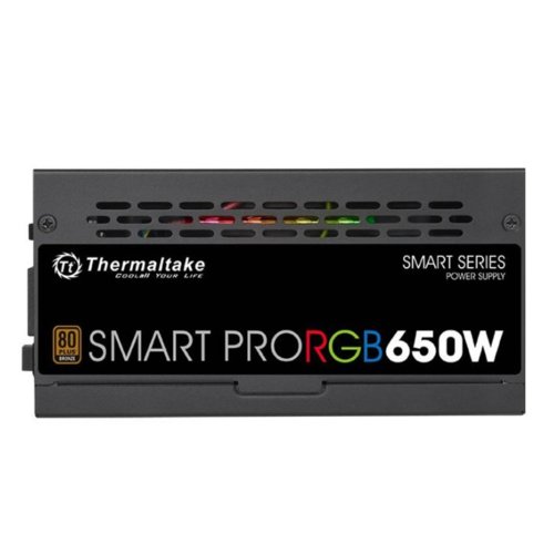 Thermaltake Smart Pro RGB 650W Modular (80+ Bronze, 4xPEG, 140mm, Single Rail)