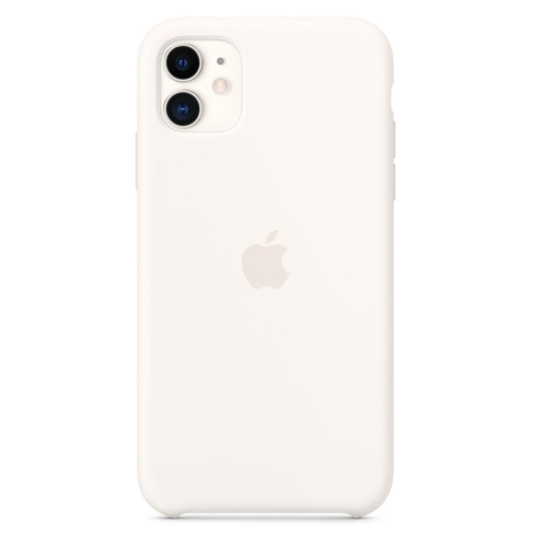 Etui silikonowe do iPhone 11 białe