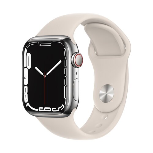Smartwatch Apple Watch Series 7 GPS + Cellular 41 mm Księżycowa poświata