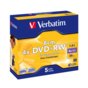 Verbatim DVD+RW 2x 1.4GB 5P JC MINI HARDCOAT 43565
