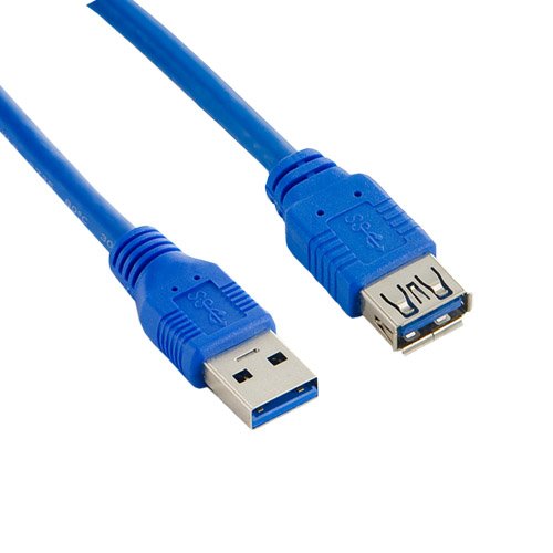4World Kabel USB 3.0 AM-AF 0.5m|blue